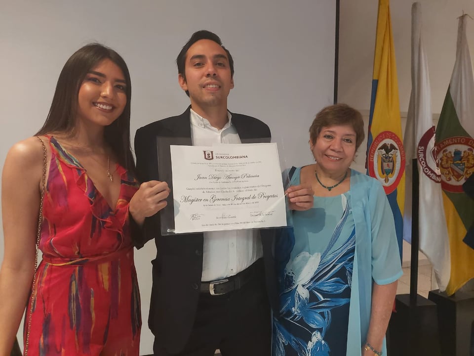 María Paula Dussán, el graduado, Ofelia Palencia Fajardo.